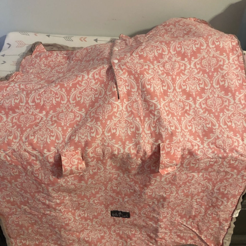 Car Seat Canopy & Nursing Cover Up with Opening